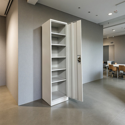 Koya pakoworld metal cabinet in light gray color 50x45x180cm