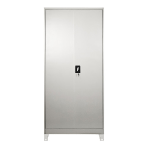 Zogi pakoworld metal cabinet with partition in light gray color 90x45x190cm Zogi pakoworld metal cabinet with partition in light gray color 90x45x190cm