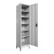 Koya pakoworld metal cabinet in light gray color 50x45x190cm