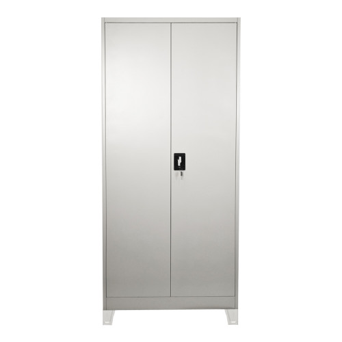 Ugren pakoworld metal cabinet in light gray color 90x40x190cm