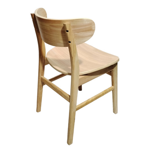 Lumnia chair pakoworld rubberwood in natural shade 46x50x76cm