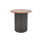 Dovel pakoworld side table mdf in walnut -black shade D50x45cm