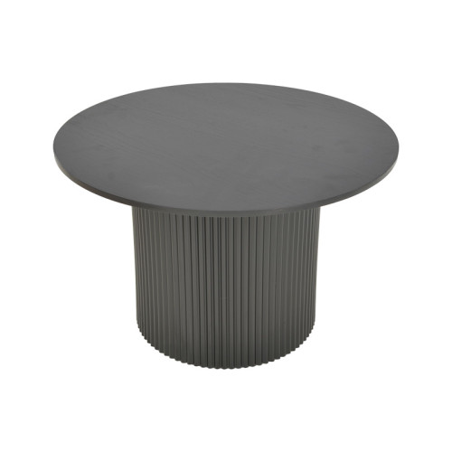 Dovel pakoworld coffee table mdf in black shade D70x40cm