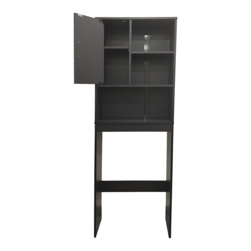 Tazien pakoworld laundry cabinet in anthracite shade 60x24x168.5cm