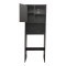 Tazien pakoworld laundry cabinet in anthracite shade 60x24x168.5cm