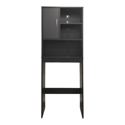 Tazien pakoworld laundry cabinet in anthracite shade 60x24x168.5cm
