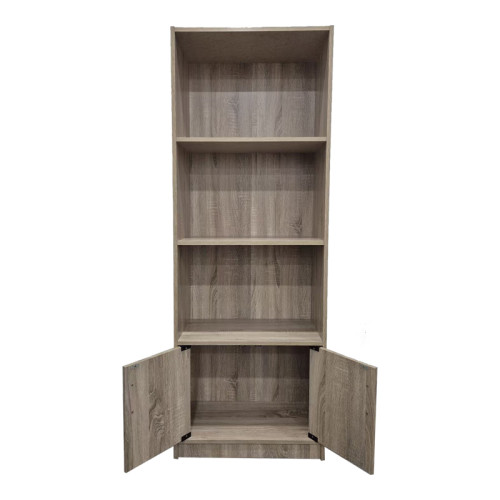 Tekaro pakoworld bookcase in sonoma shade 60x29x166cm
