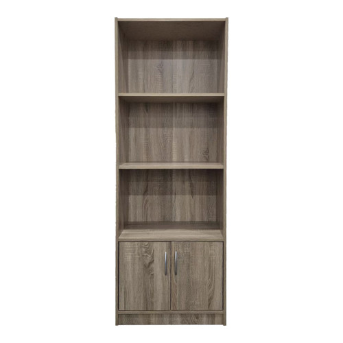 Tekaro pakoworld bookcase in sonoma shade 60x29x166cm