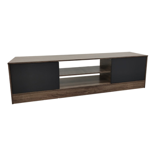 Sasa I pakoworld TV cabinet in oak-anthracite shade 150x35x41.5cm