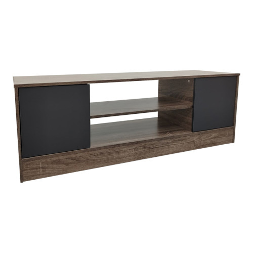 Sasa pakoworld TV cabinet in oak-anthracite shade 120x35x41.5cm