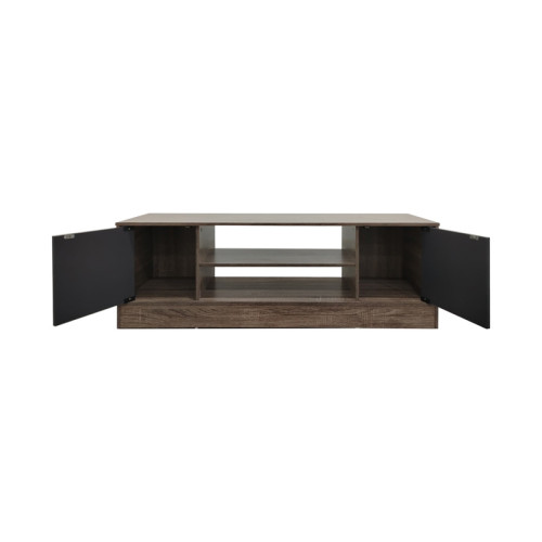 Sasa pakoworld TV cabinet in oak-anthracite shade 120x35x41.5cm