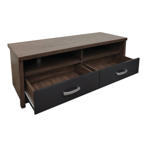 Podizor pakoworld TV cabinet in oak-anthracite shade 120x45x42.5cm Podizor pakoworld TV cabinet in oak-anthracite shade 120x45x42.5cm