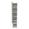 Lostro pakoworld column cabinet with mirror in white 29.5x30x164.5cm