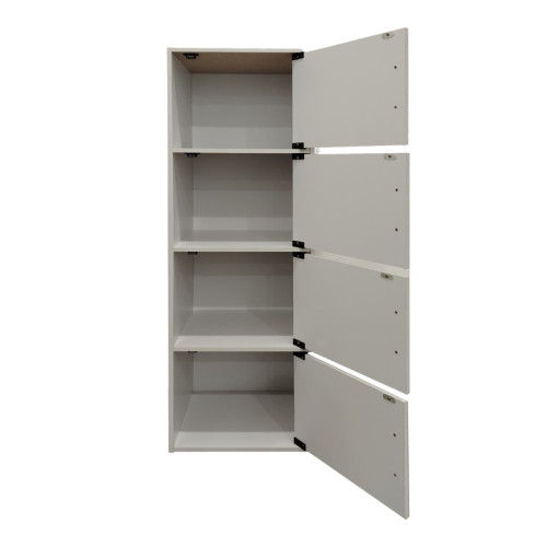 Gabino I pakoworld column cabinet in white shade 40x34.5x120cm