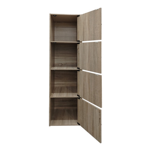 Gabino pakoworld column cabinet in sonoma shade 40x39x158cm