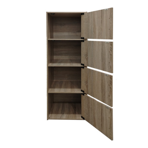 Gabino I pakoworld column cabinet in sonoma shade 40x34.5x120cm