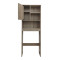 Tazien pakoworld laundry cabinet in sonoma shade 60x24x168.5cm