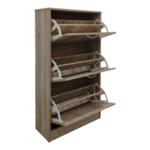 Shoe rack Savaz pakoworld in sonoma 60x24x114cm