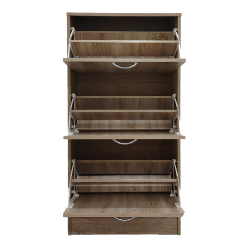 Shoe rack Savaz pakoworld in sonoma 60x24x114cm