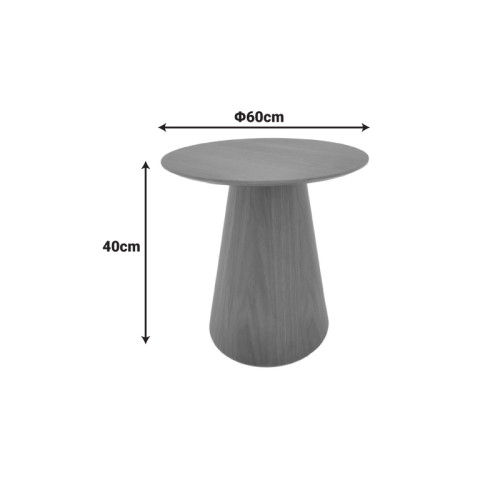 Donda pakoworld coffee table mdf in sonoma shade D60x40cm