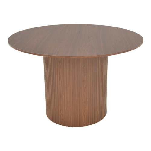 Karulo pakoworld table mdf in walnut shade Φ120x76cm