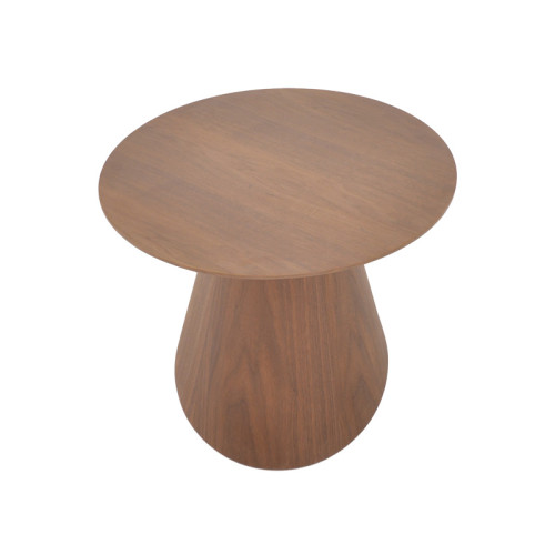 Donda pakoworld coffee table mdf in walnut shade D80x45cm