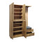 Zomie pakoworld entrance furniture in oak shade 131x41.5x180.4cm