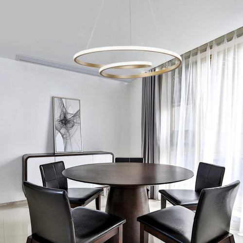 Ceiling lamp Rexon pakoworld led gold metal D49x12cm