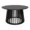 Coffee table Domonic pakoworld mdf in black color D80x45cm