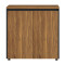 Professional office low cabinets Oscar pakoworld walnut-anthracite 200x40x80cm