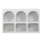 Buffet Emersi pakoworld with shelves mdf in white color 120x35x76cm