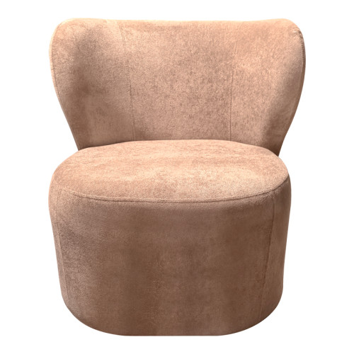 Veridian pakoworld fabric armchair in rotten apple shade 63x70x66cm