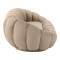 Sofa Embrace pakoworld velvet in beige shade 180x105x65cm