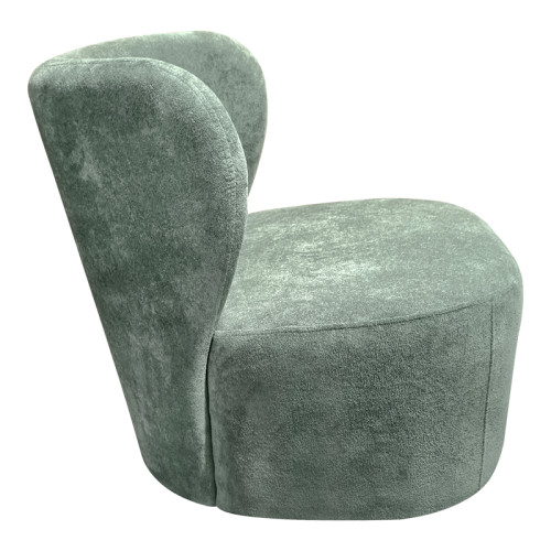 Veridian pakoworld fabric armchair in pistachio shade 63x70x66cm