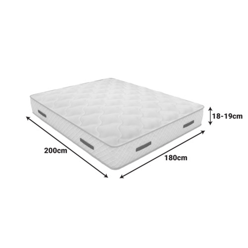Mattress Relaxation Chic Strom double sided 18-19cm 180x200cm