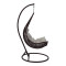 Soleil pakoworld hanging swing metal brown-pp brown-beige cushion 103x83x200cm