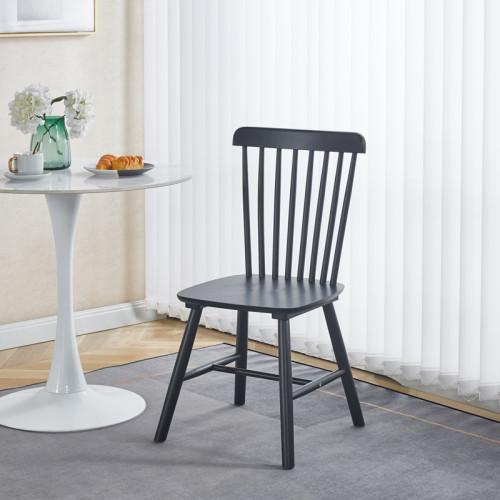 Bristol chair pakoworld rubberwood in black shade 45x51x86cm