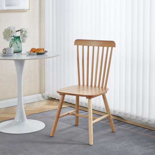 Bristol chair pakoworld rubberwood in natural shade 45x51x86cm