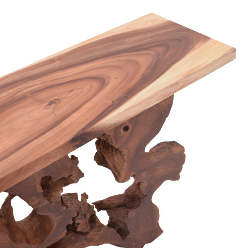 Console table Jako Inart teak wood in natural color 120x40x80cm