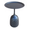 Side table Waini pakoworld metal in black shade D39x60cm