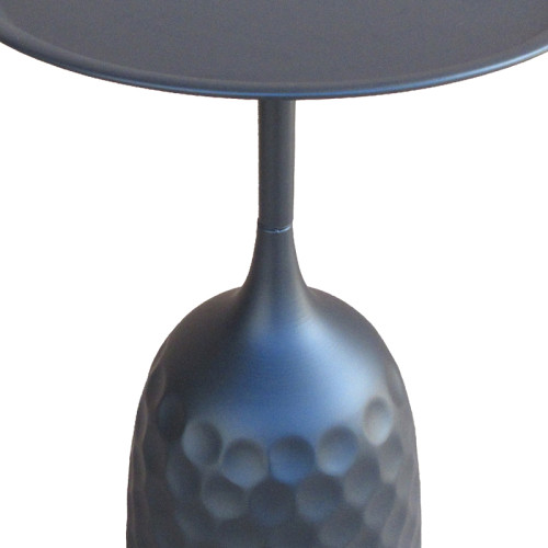 Side table Waini pakoworld metal in black shade D39x60cm
