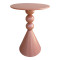 Side table Bilane pakoworld metal in terracotta  shade D39x55cm