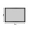 Wall art in frame Floraza pakoworld with digital print 48x1.5x33cm
