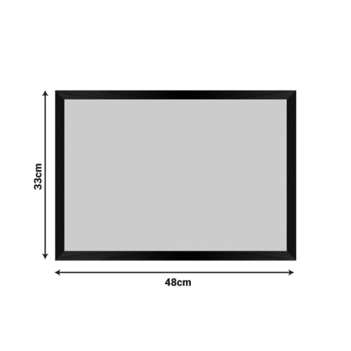 Wall art in frame Deremy pakoworld with digital print 48x1.5x33cm