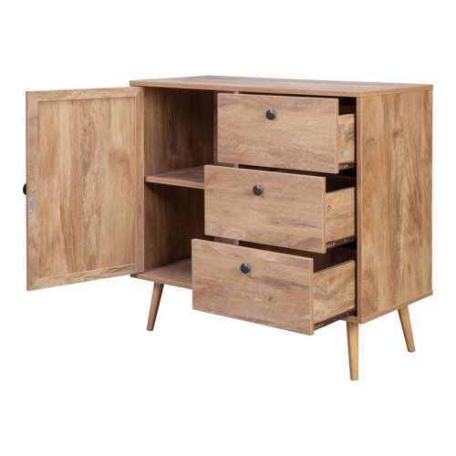 Oslo pakoworld sideboard in sonoma color 85x39x79cm