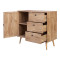Oslo pakoworld sideboard in sonoma color 85x39x79cm