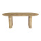 Τραπέζι Nembou pakoworld mdf σε oak απόχρωση 210x100x76εκ