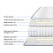 Dreamer pakoworld pocket spring double-sided mattress 20cm 100x200cm