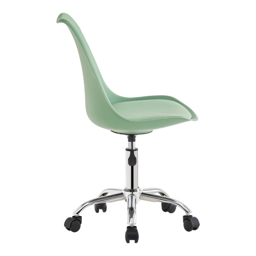 Office chair Gaston II pakoworld pp-pu mint 48x57x77-90cm