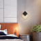 Teebo pakoworld Led metal ceiling light in black shade 23.5x20x29.5cm